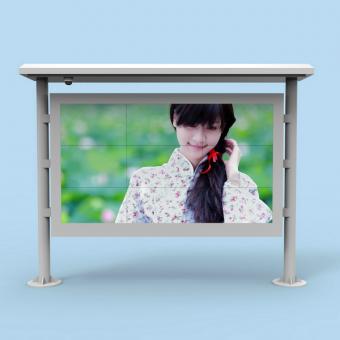 46寸3*3户外高亮拼接大屏