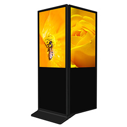 立式广告机与壁挂广告机之间的区别是什么?